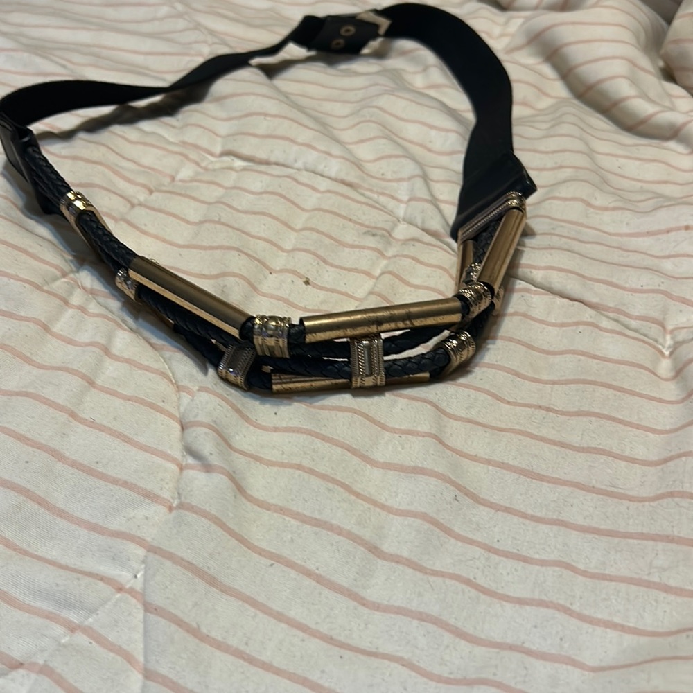 Gold an black belt